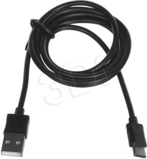 Kabel USB iBOX USB-A - USB-C 1 m Czarny (IKUMTC) 1