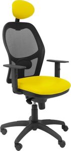 Krzesło biurowe Piqueras y Crespo Jorquera Malla Żółte 1