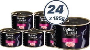 Dolina Noteci Dolina Noteci Premium Junior dla kota bogata w indyka 24x185g 2