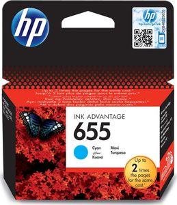 Tusz HP Hewlett-Packard Tusz HP niebieski HP 655, HP655=CZ110AE, 600 str. 1