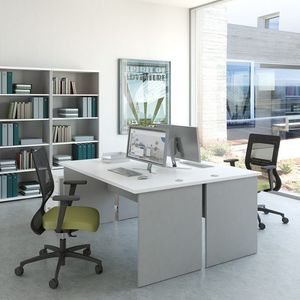 Biurko MDD EKO BH076 Biały/Popiel 3