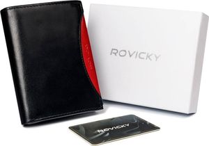Rovicky Kup Przydasie ROVICKY Bogato wyposażony portfel męski z naturalnej skóry licowej  Rovicky 1