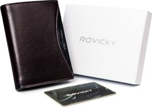 Rovicky Kup Przydasie ROVICKY Bogato wyposażony portfel męski z naturalnej skóry licowej  Rovicky 1