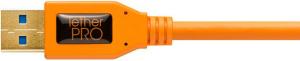 Tether Tools TPro USB 3.0 Micro-B Right Angle 4.6m/15' ORG (TET-CU61RT15-ORG) 5