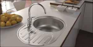 Zlewozmywak Franke Zlewozmywak 1-komorowy PXL 611 z ociekaczem 71 x 45cm stalowy (101.0458.566) 3