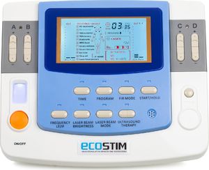 Ecostim ELEKTROSTYMULATOR PRZECIWBÓLOWY I TRENINGOWY TENS/EMS ECO240 1