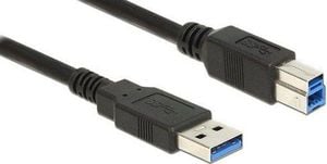 Kabel USB Delock USB-A - USB-B 3 m Czarny (85069) 1