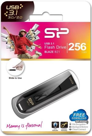 Pendrive Silicon Power Blaze B21, 256 GB  (SP256GBUF3B21V1K) 4