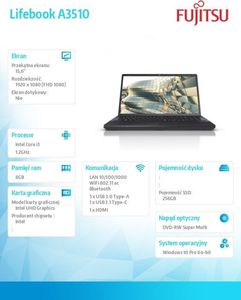 Laptop Fujitsu Lifebook A3510 (PCK:FPC04956BP-01) 3