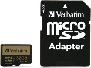 Karta Verbatim Pro+ MicroSDHC 32 GB Class 10 UHS-I/U3  (44033) 1