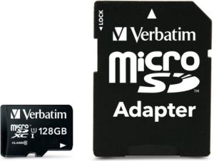 Karta Verbatim Premium MicroSDXC 128 GB Class 10 UHS-I/U1  (44085) 1
