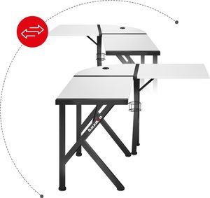 Biurko Huzaro Hero 6.3 Białe 154 cmx48 cm 13