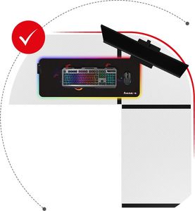 Biurko Huzaro Hero 6.3 Białe 154 cmx48 cm 9