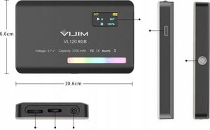 Ulanzi LED VL120 RGB 8