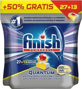Finish Tabletki do Zmywarki Finish Quantum Lemon 27+13 szt 1