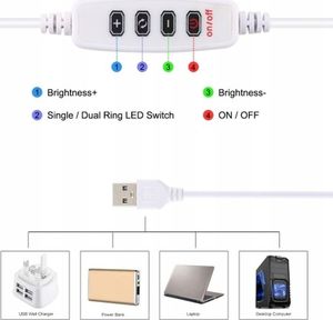 Zestaw studyjny Puluz Puluz Namiot Bezcieniowy Led 30x30 30cm + Tła 10w 7