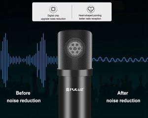 Mikrofon Puluz Zestaw 3w1 3