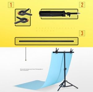 Puluz Zestaw Atelier T Do Teł Belka 200cm + Statyw 200cm + 4 Klipsy 2