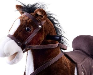 Jokomisiada Duży konik na biegunach merda ogonem ZA0052 2