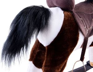 Jokomisiada Duży konik na biegunach merda ogonem ZA0052 3