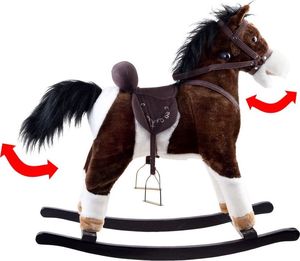 Jokomisiada Duży konik na biegunach merda ogonem ZA0052 5