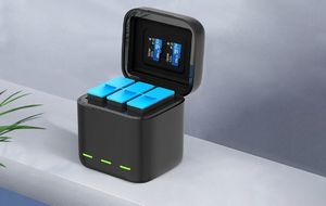 Telesin Ładowarka Usb 2x Bateria Do Gopro Hero 8 / 7 / 6 / 5 Black 9