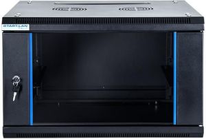Szafa DigitalBOX wisząca 6U rack 19", 600x600mm, czarny (STLWMC-6U-66-GSB) 1