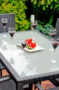 Bello Giardino Zestaw Mebli Stołowych Avvicente czarny 3