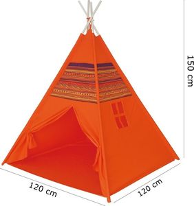 NoboKids Namiot Indiański dla Dzieci Tipi Wigwam Domek Okno 2