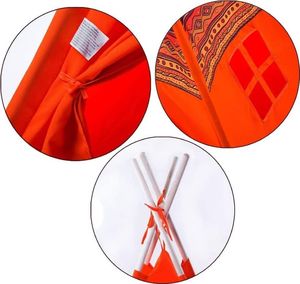 NoboKids Namiot Indiański dla Dzieci Tipi Wigwam Domek Okno 5