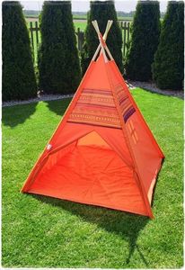 NoboKids Namiot Indiański dla Dzieci Tipi Wigwam Domek Okno 6