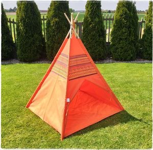 NoboKids Namiot Indiański dla Dzieci Tipi Wigwam Domek Okno 7