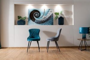 Signal Krzesło LOTUS VELVET szare 12