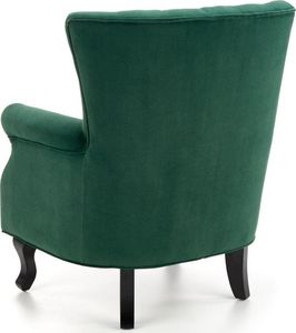 Halmar Fotel do salonu TITAN VELVET ciemnozielony 3