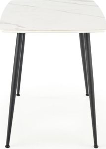 Halmar Stół MARCO 120x70 biały marmur/czarny 7