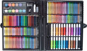 Iso Trade Zestaw do malowania w walizce 168 szt czarny 2