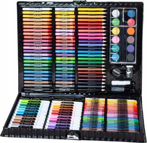 Iso Trade Zestaw do malowania w walizce 168 szt czarny 3