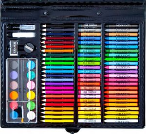 Iso Trade Zestaw do malowania w walizce 168 szt czarny 5