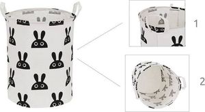 Kosz na pranie Severno w króliki 9