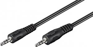 Kabel RB-LAN Jack 3.5mm - Jack 3.5mm 2.5m czarny 1