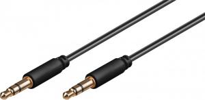 Kabel RB-LAN Jack 3.5mm - Jack 3.5mm 0.5m czarny 1