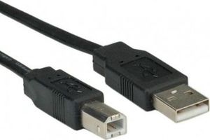 Kabel USB Roline ROLINE Kabel USB 2.0 A-B M-M płaski 0.8m 1