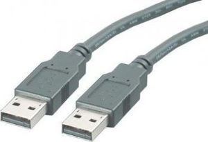 Kabel USB Roline USB-A - USB-A 3 m Czarny 1