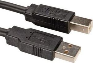 Kabel USB Roline USB-A - USB-B 1.8 m Czarny (11.02.8818) 1