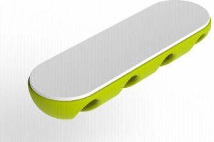 Organizer BlueLounge Uchwyt Różne kolory 2 sztuki  (CDMU-BR) 4