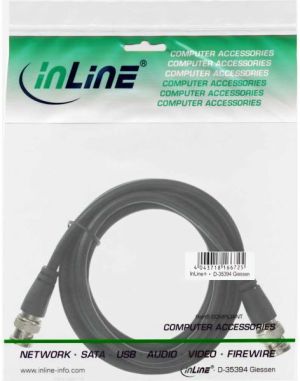 Kabel InLine BNC - BNC 1m czarny (10801) 2