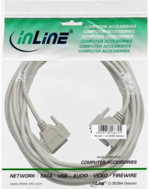 InLine DB-25 - DB-25, 10m, Szary (11420M) 2