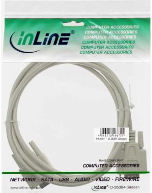 InLine DB-9 - DB-9, 3m, Beżowy (12213) 2