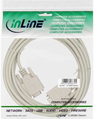 InLine DB-9 - DB-9, 10m, Szary (12226) 2