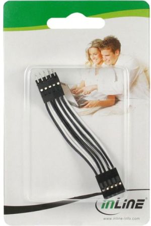 InLine USB 10 pin - USB 10 pin, 0.05m, Czarny (33440K) 2